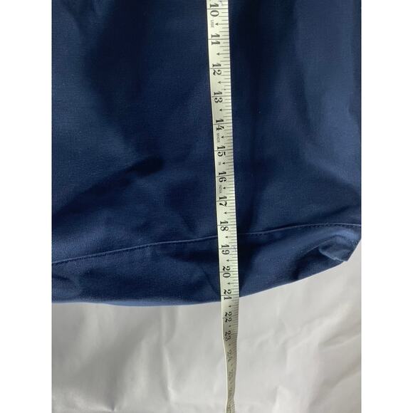 MONACLE Unisex Navy Blue Logo Snap-Button Canvas Shoulder/Handbag - Picture 10 of 13